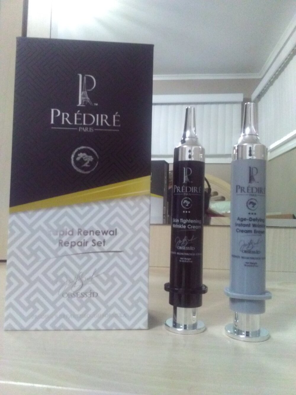 PREDIRE RAPID RENEWAL REPAIR SET-TIGHTENING WRINKLE CREAM&INSTANT WRINKLE ERASER